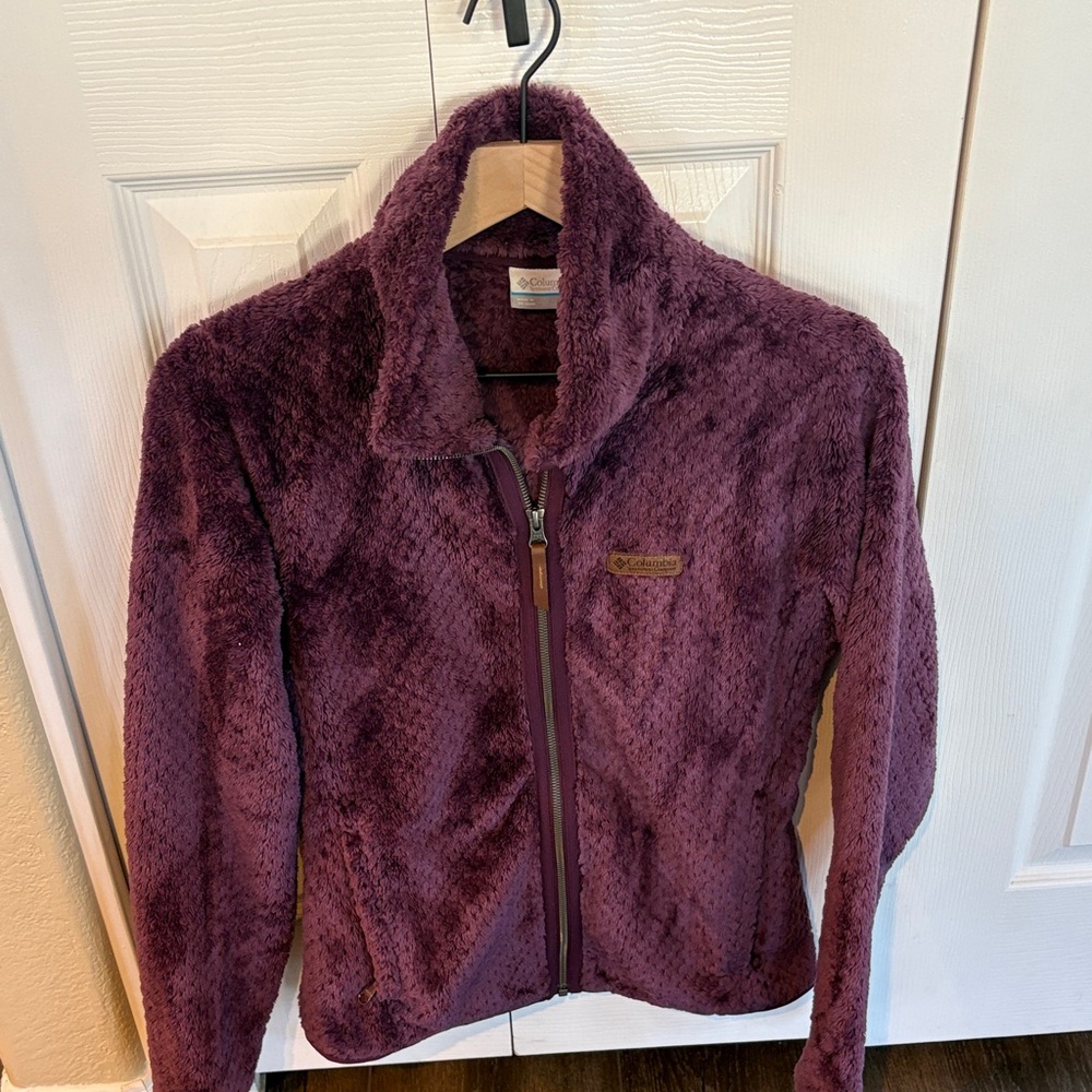Columbia Women's Plush Purple Teddy Jacket
